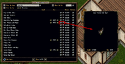Previewing an item from the hutch