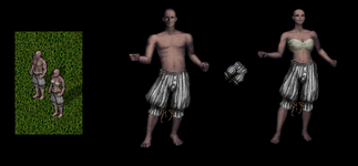 Striped Pantaloons (Pants)